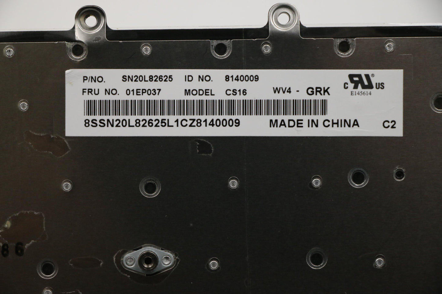 Lenovo Nb Keyboard Keyboard N/Bl Ltn - 01EP037