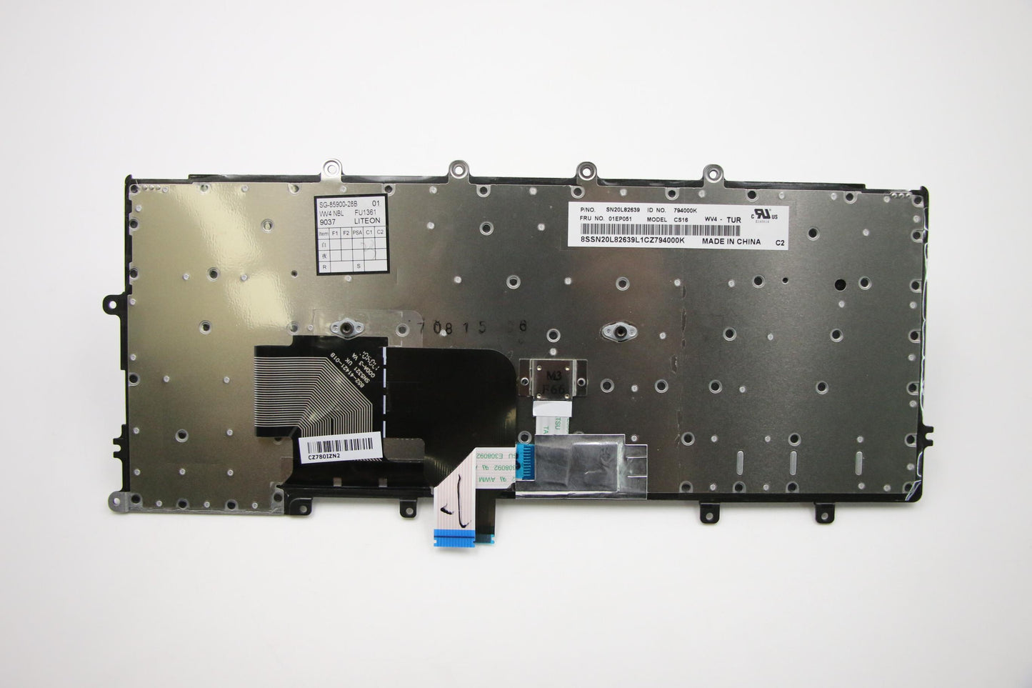Lenovo Nb Keyboard Keyboard N/Bl Ltn - 01EP051