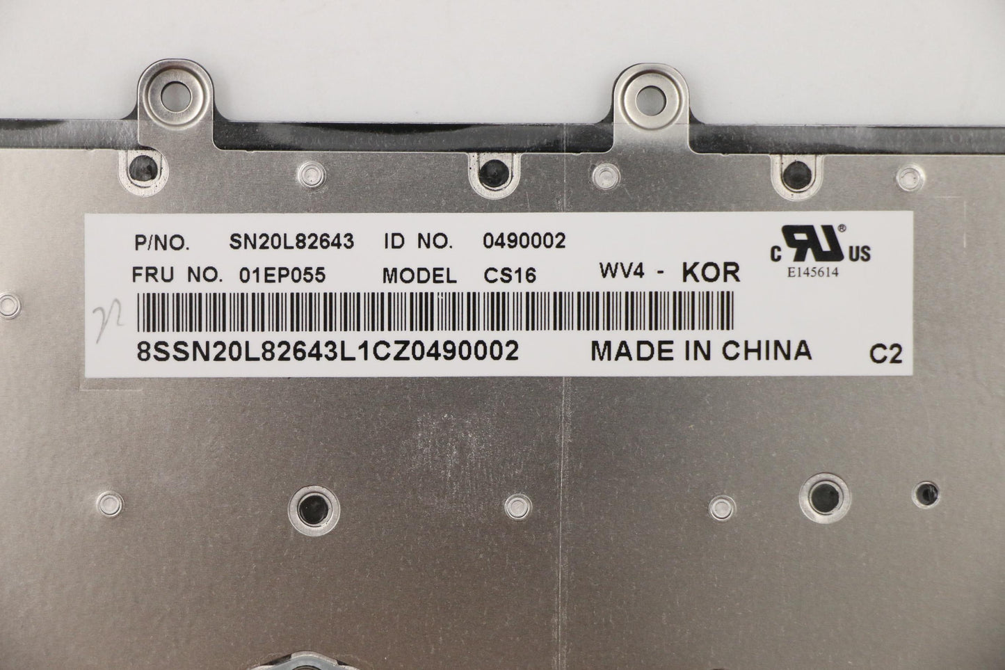 Lenovo Nb Keyboard Keyboard N/Bl Ltn - 01EP055