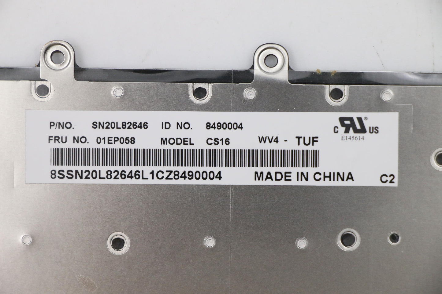 Lenovo Nb Keyboard Keyboard N/Bl Ltn - 01EP058