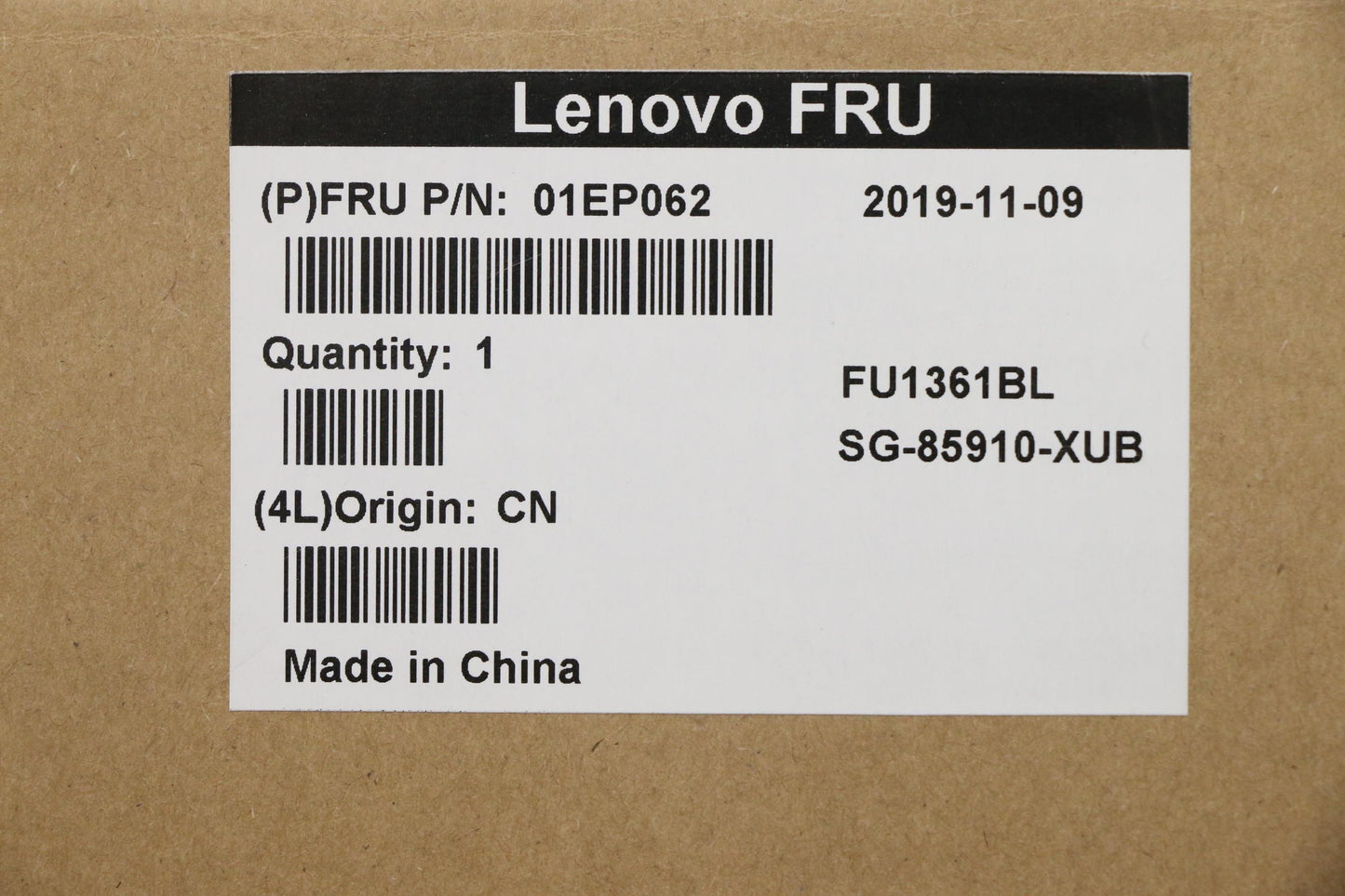 Lenovo Kbd Bl Ltn Us English - 01EP062
