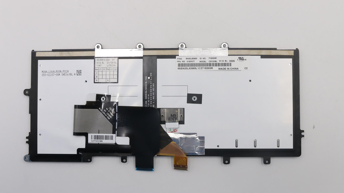 Lenovo Nb Keyboard Keyboard Bl Ltn Hu - 01EP077