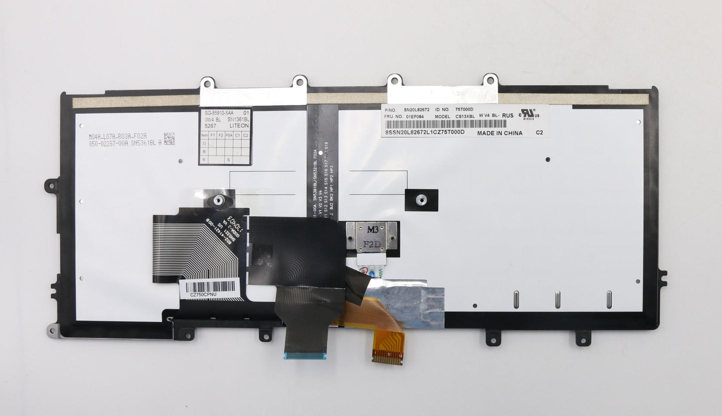 Lenovo Nb Keyboard Keyboard Bl Ltn Ru - 01EP084