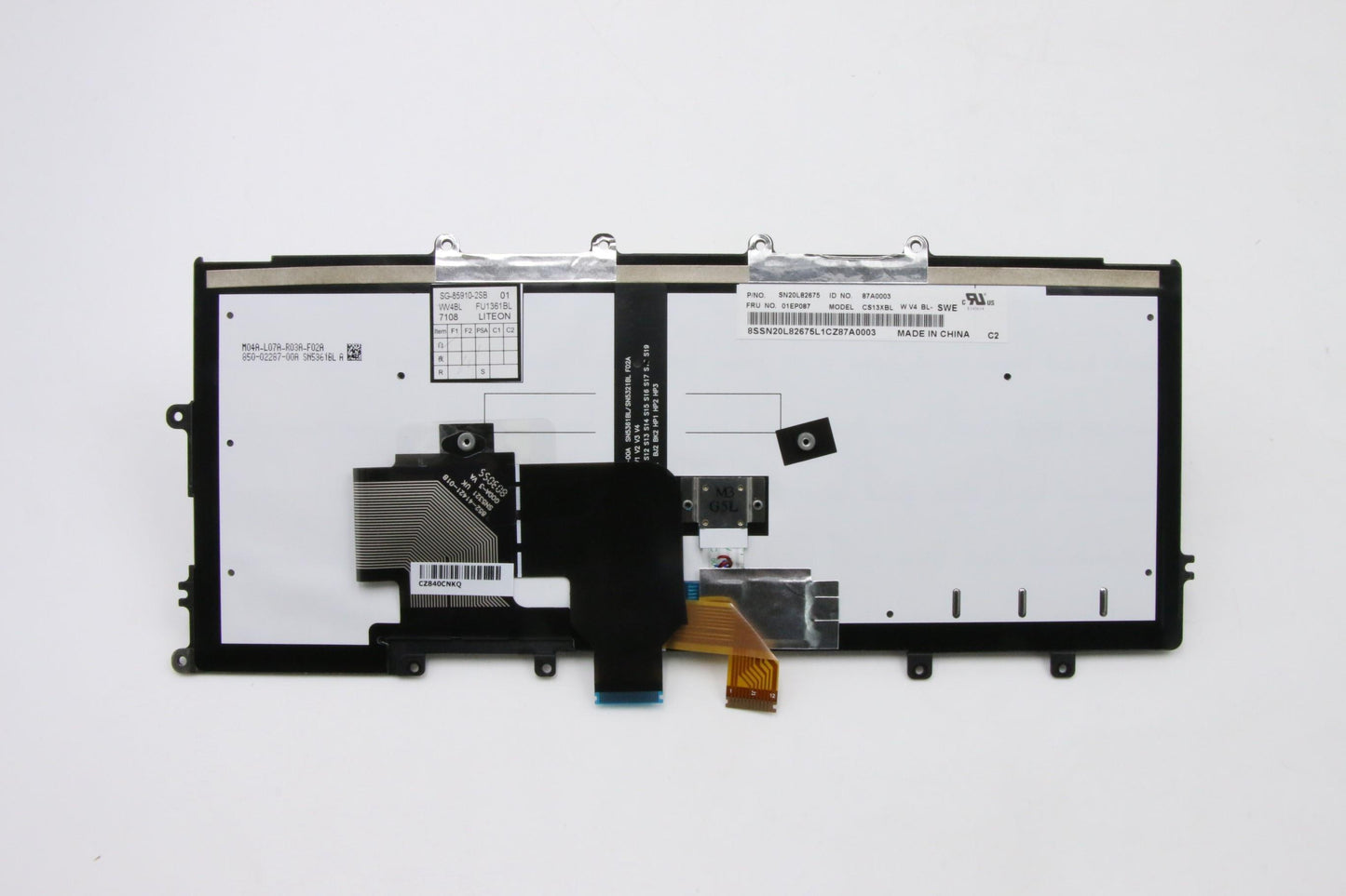 Lenovo Keyboard Bl Ltn Swedish/Finnis - 01EP087
