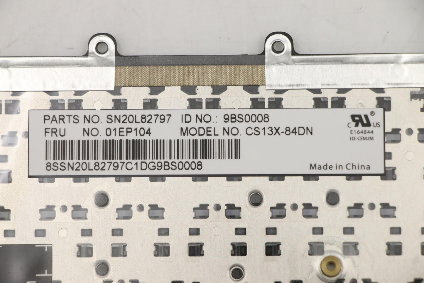 Lenovo Nb Keyboard Keyboard N/Bl Chy - 01EP104