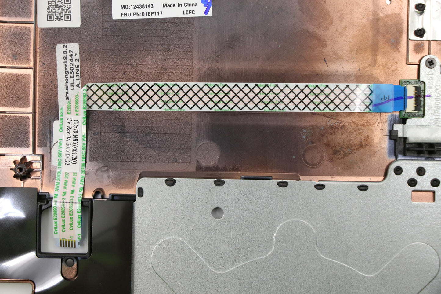 Lenovo Palmrestasm15.6 Usifpr 3+2Bcp - 01EP117