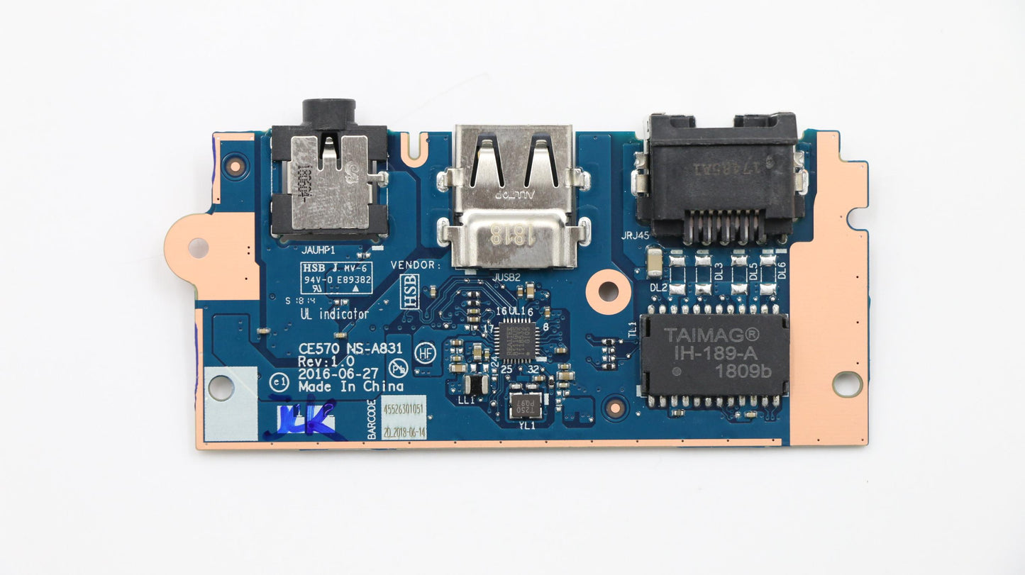 Lenovo I/Oboard(Rj45&Usb&Audio) - 01EP132