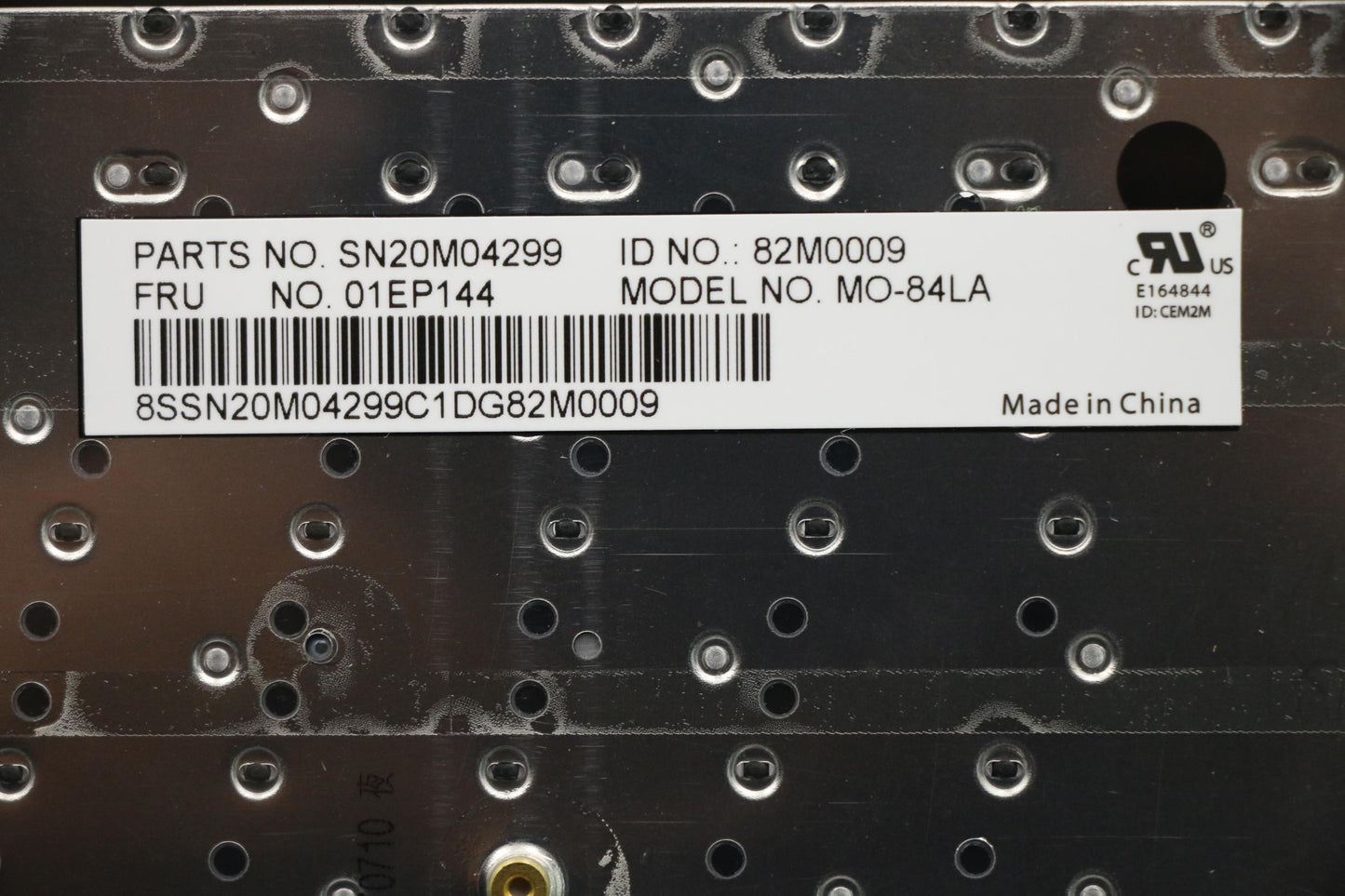 Lenovo Li8G Kb(Latin) 84, Blk, Cny Sp - 01EP144