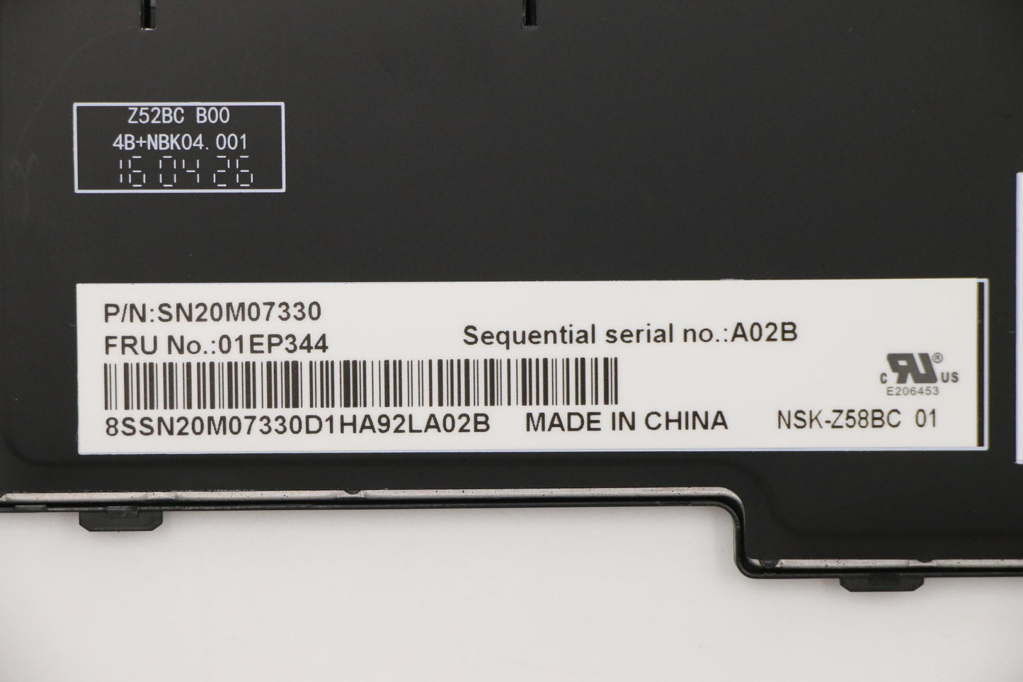 Lenovo Kb Darfon Bl Us - 01EP344