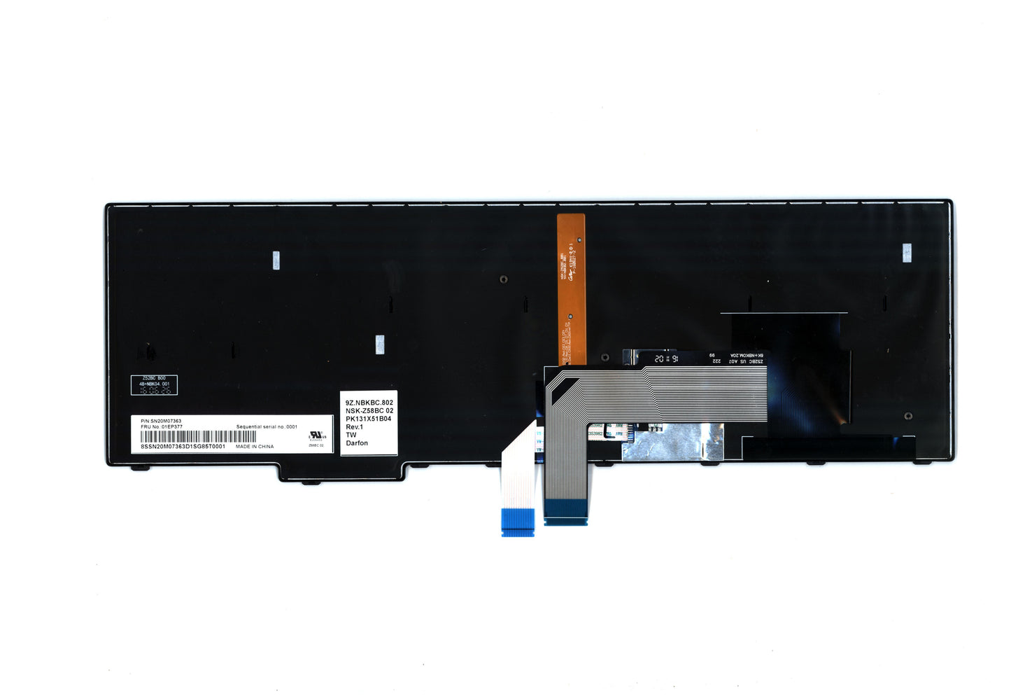Lenovo Kb Darfon Bl T-Ch - 01EP377