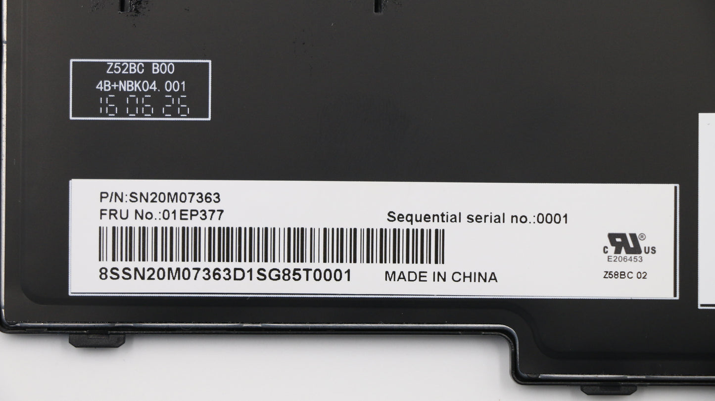 Lenovo Kb Darfon Bl T-Ch - 01EP377