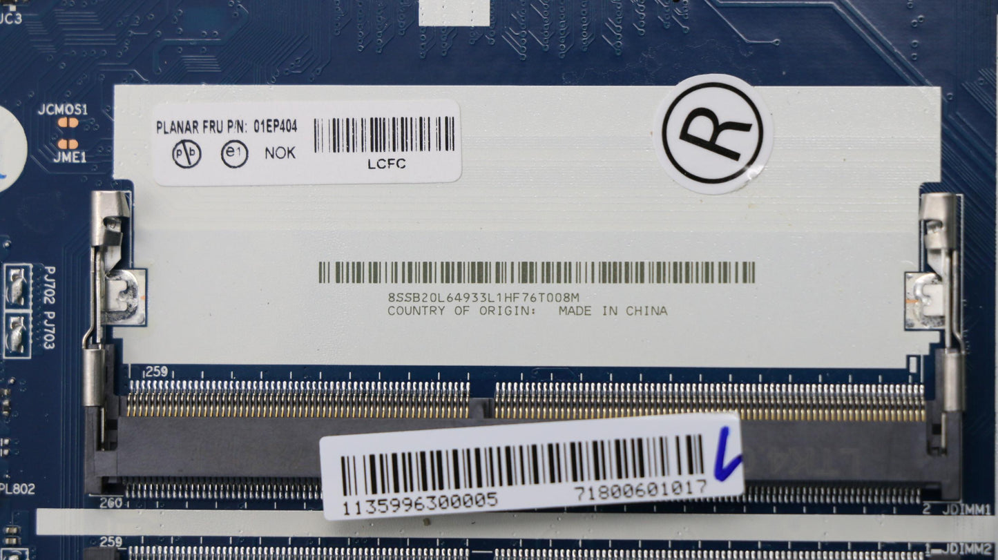 Lenovo I3Skylake Uma Nok Tpm(Hw) - 01EP404