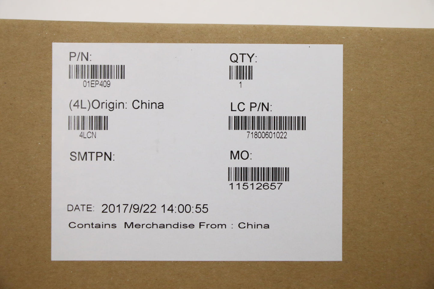 Lenovo I3Skylake Dis Nok N-Tpm - 01EP409