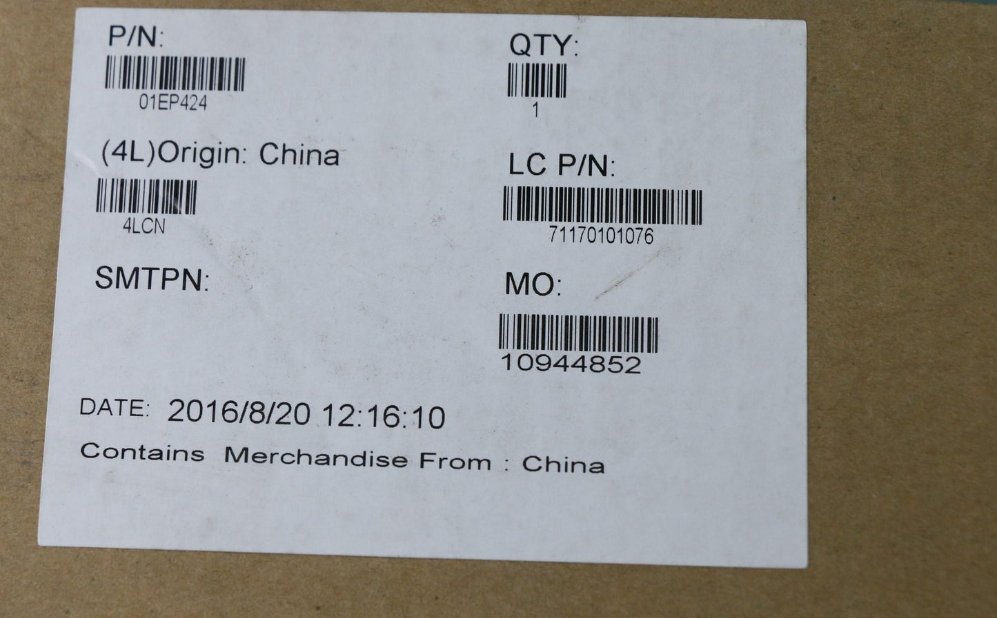 Lenovo Mb - 01EP424