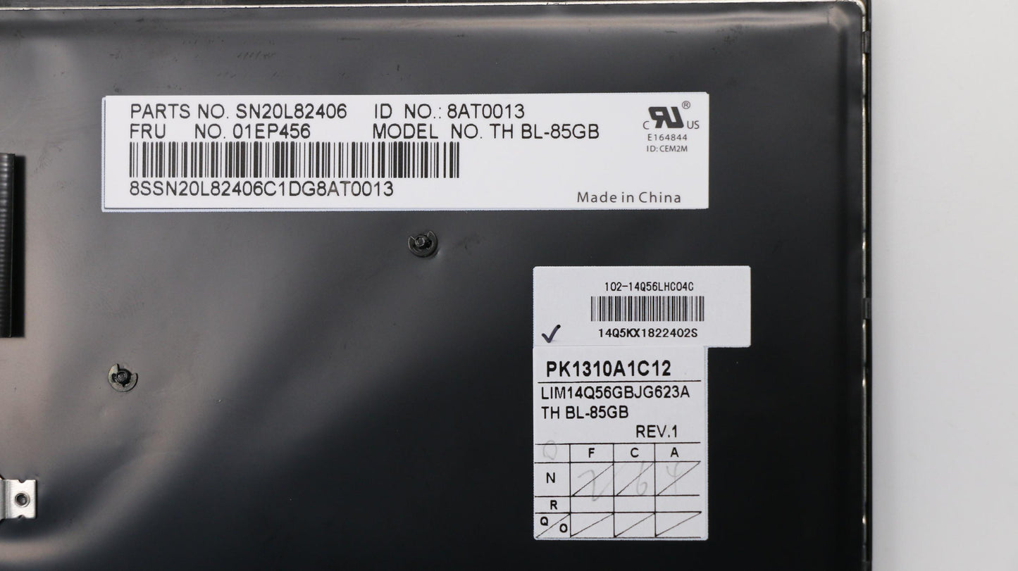 Lenovo Keyboard Chicony Uk English - 01EP456