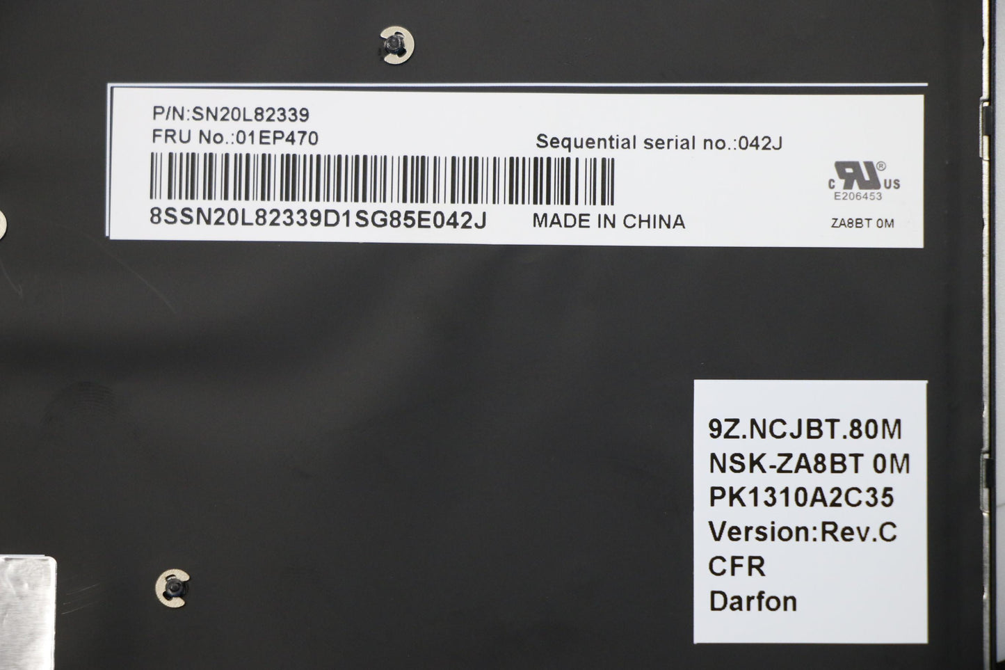 Lenovo Kb Darfon Canadian French - 01EP470