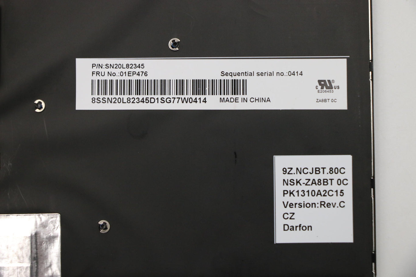 Lenovo Kb Darfon Czech - 01EP476