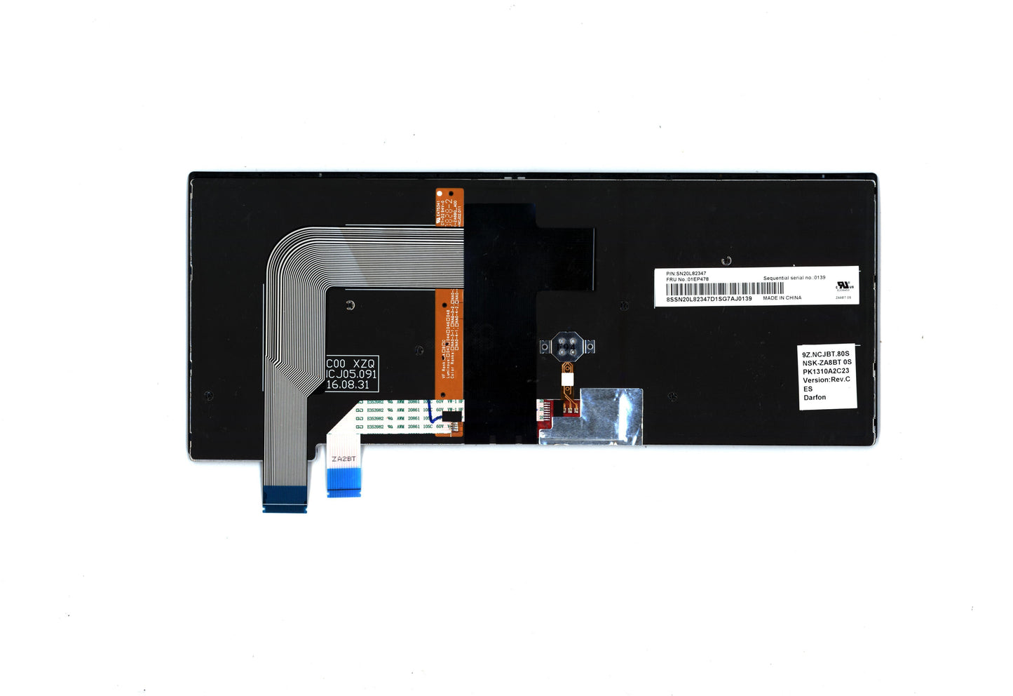 Lenovo Kb Darfon Spanish - 01EP478