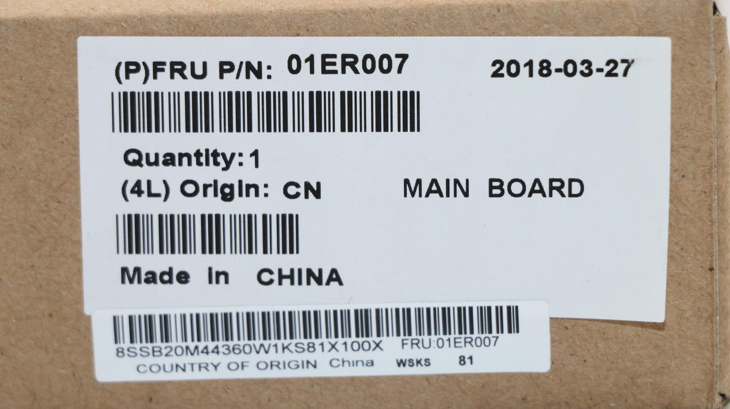 Lenovo Lsz-2 Mb Uma I7-6600U Amt Tpm2 - 01ER007
