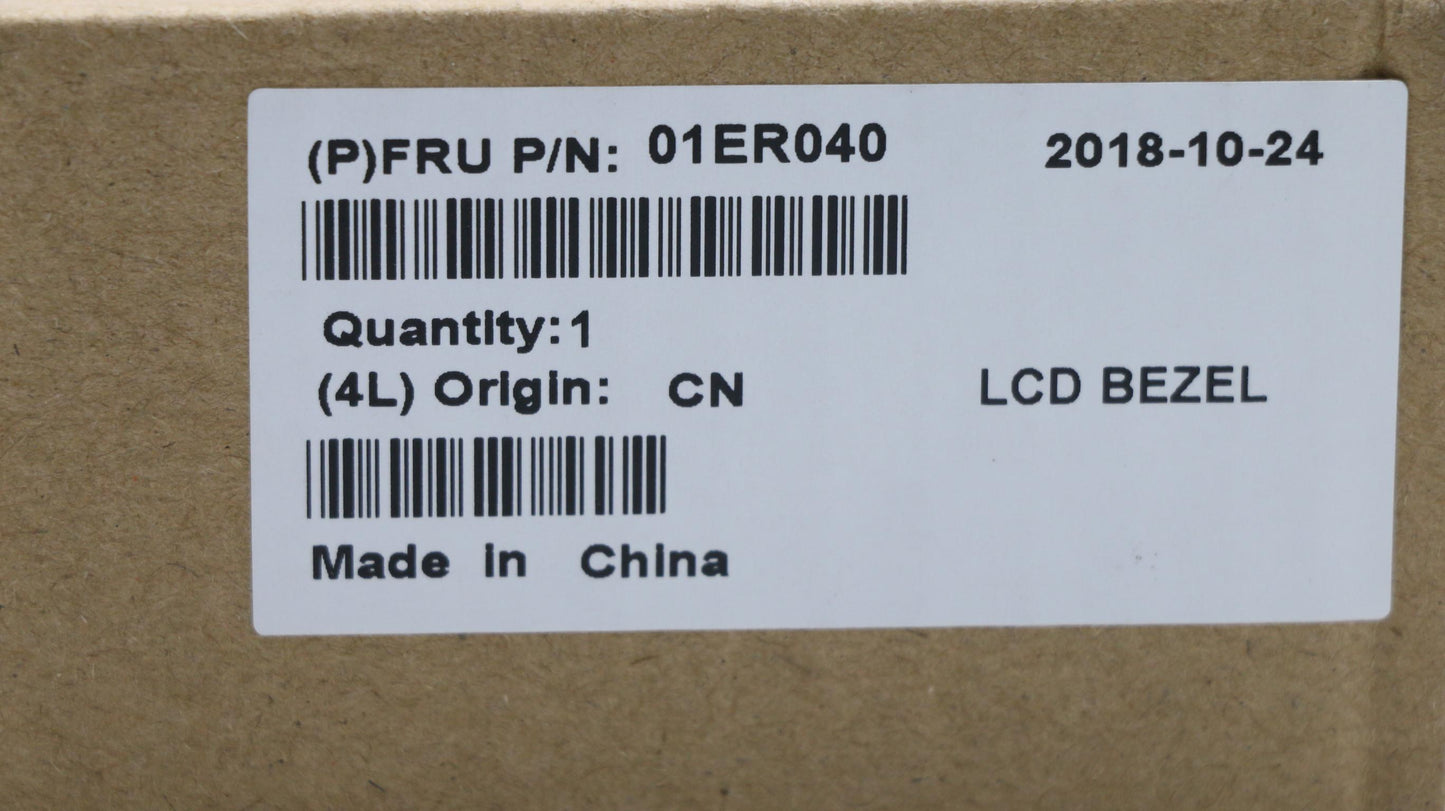 Lenovo Assembly Lcd Bezel Uhd Ir T570 - 01ER040