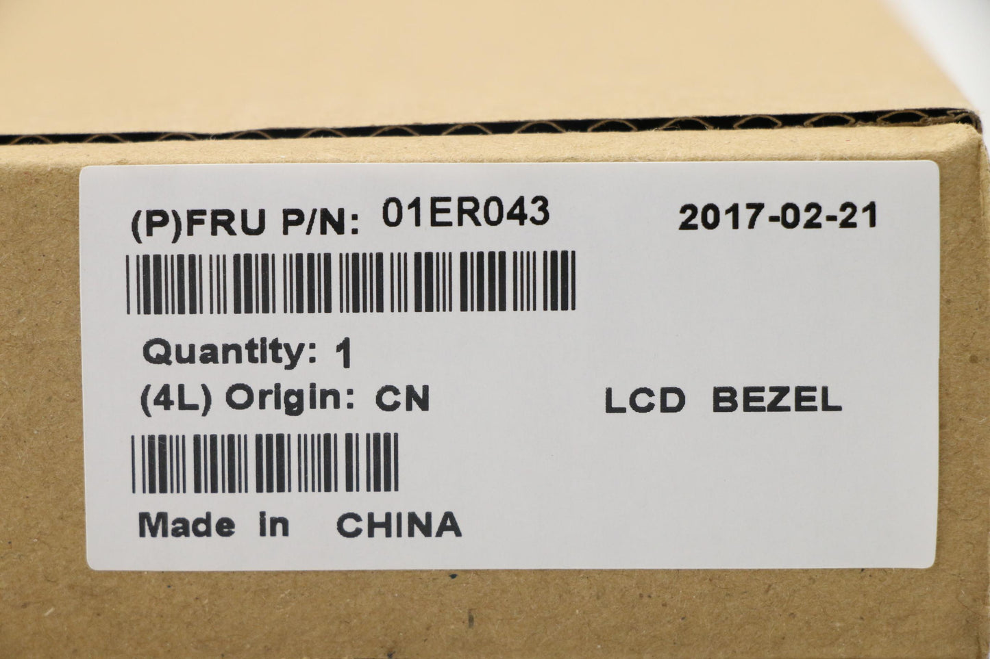 Lenovo Assembly Lcd Bezel Fhd W/O Cam - 01ER043