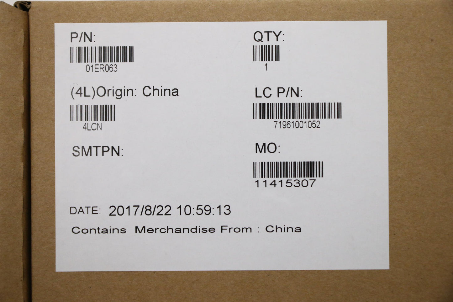 Lenovo Mb I5-7300U 4Gb Yamt Ntpm Win - 01ER063