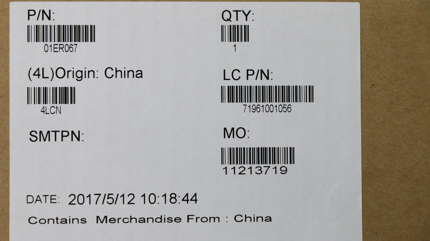 Lenovo Mb I7-7600U 4Gb Yamt Ntpm Win - 01ER067