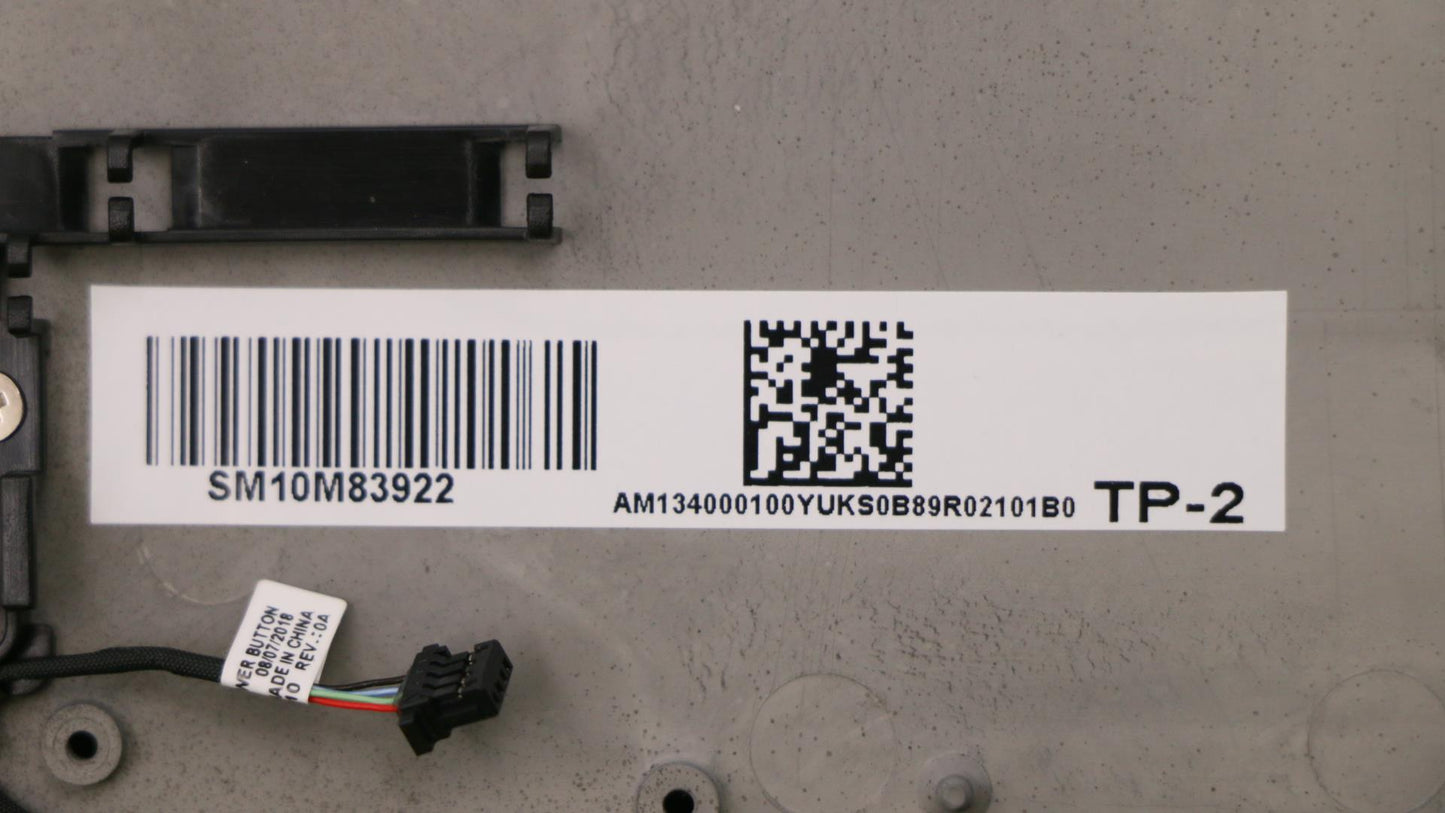 Lenovo Keyboard Bezel Asm, W/Fpr, Bla - 01ER102