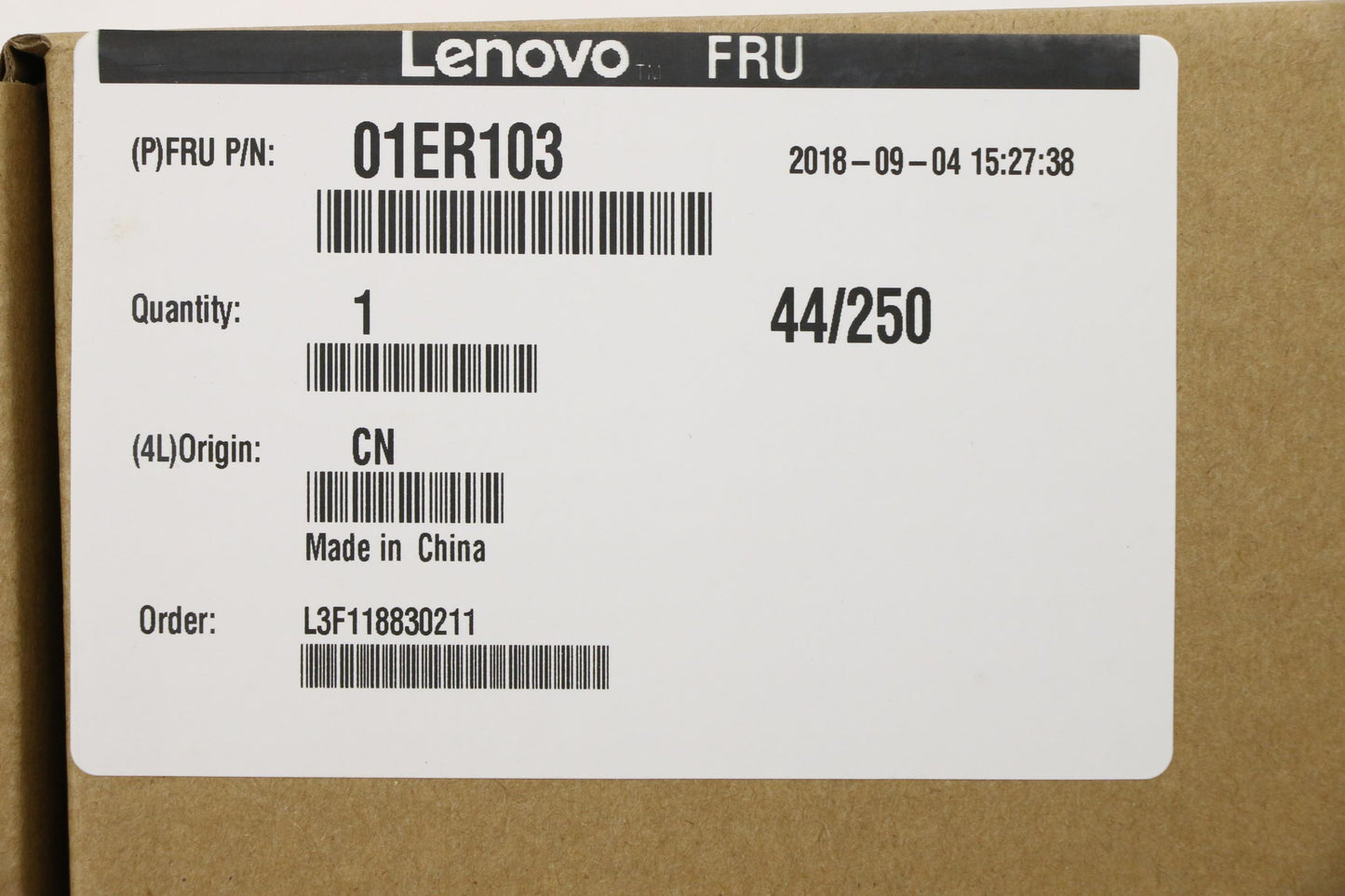 Lenovo Keyboard Bezel Asm, W/O Fpr, B - 01ER103