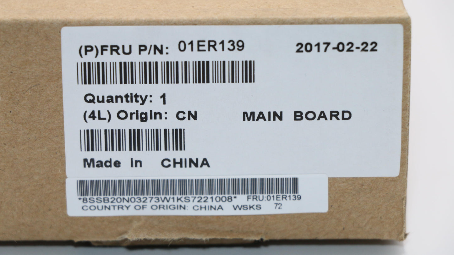 Lenovo Mb I5-7300, N16, Nok, Tpm2=Y, - 01ER139