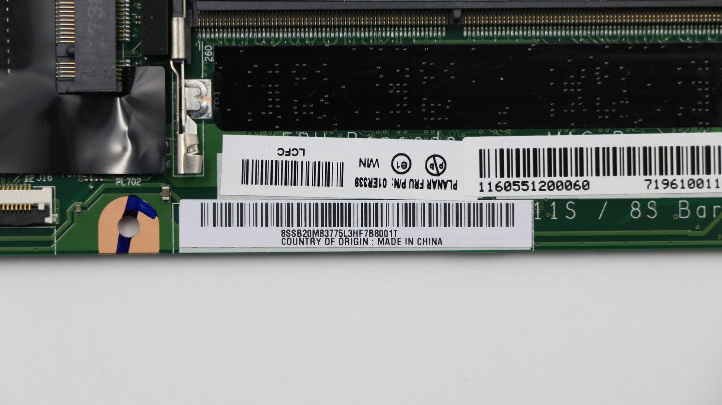 Lenovo 01ER339 Mbi77600U 8G Amtn Tpmyd Tpm2.0