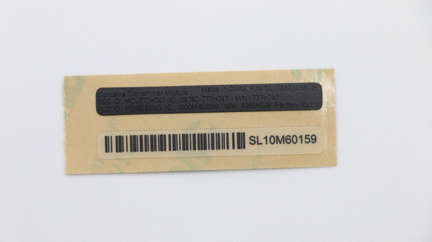 Lenovo Label Kit Screw,Black,Th-2 - 01ER372