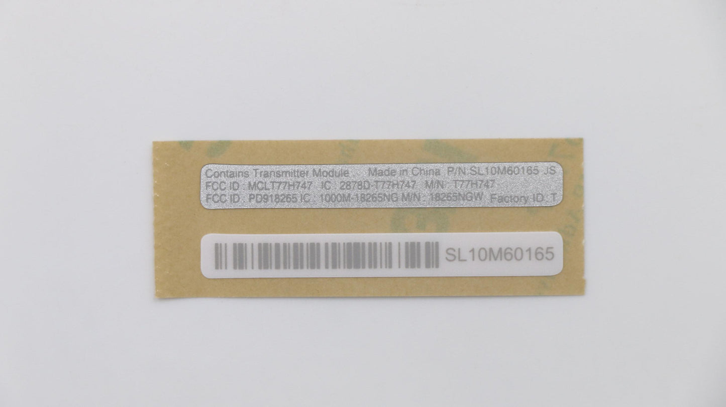 Lenovo Fru Geo Label Kit,Silver,Th-2 - 01ER373