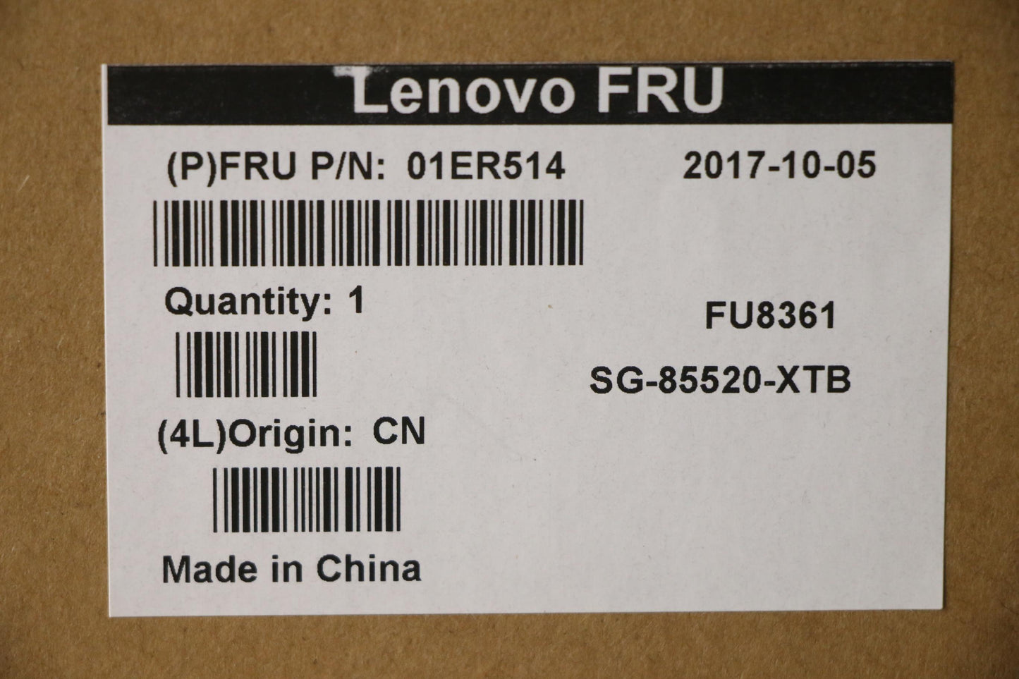Lenovo Kb Sg-85520-Xta Il Lts-1 Nbl S - 01ER514