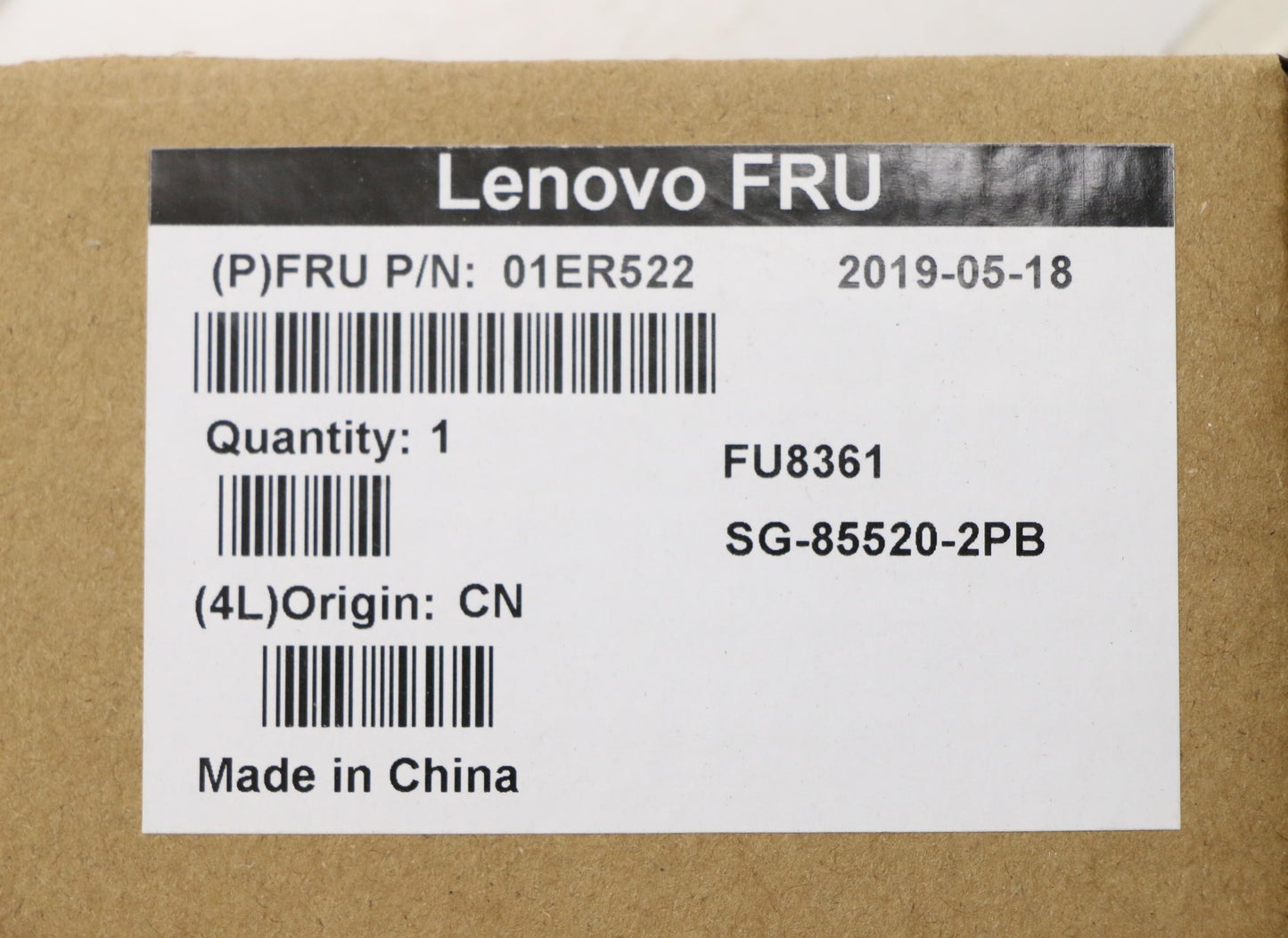 Lenovo Kb Sg-85520-2Pa Pt Lts-1 Nbl S - 01ER522