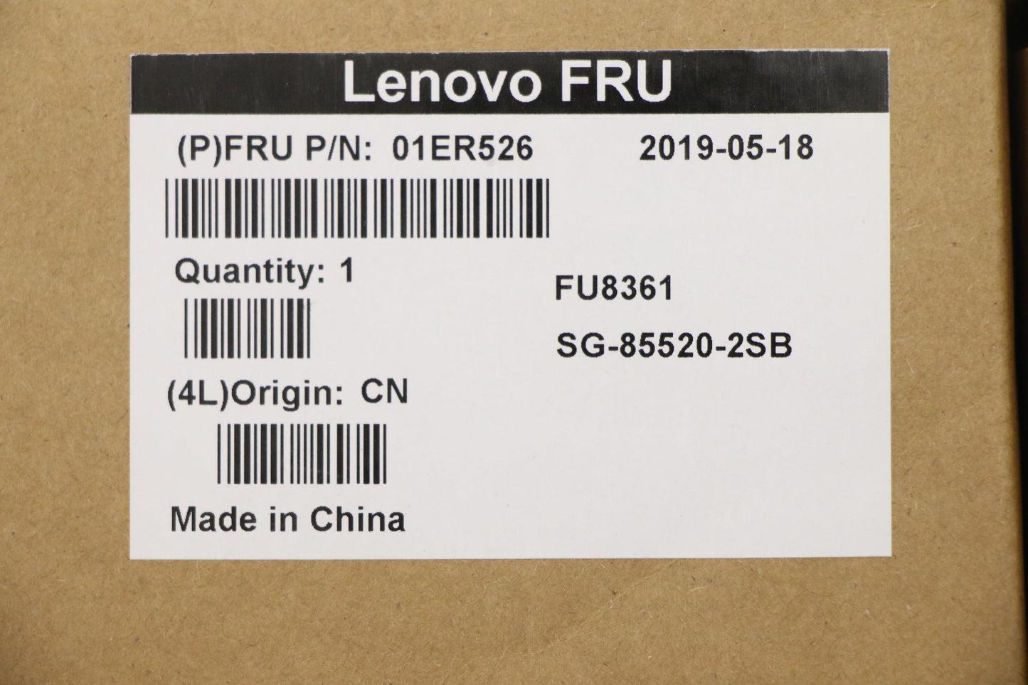 Lenovo Kb Sg-85520-2Sa Se Lts-1 Nbl S - 01ER526