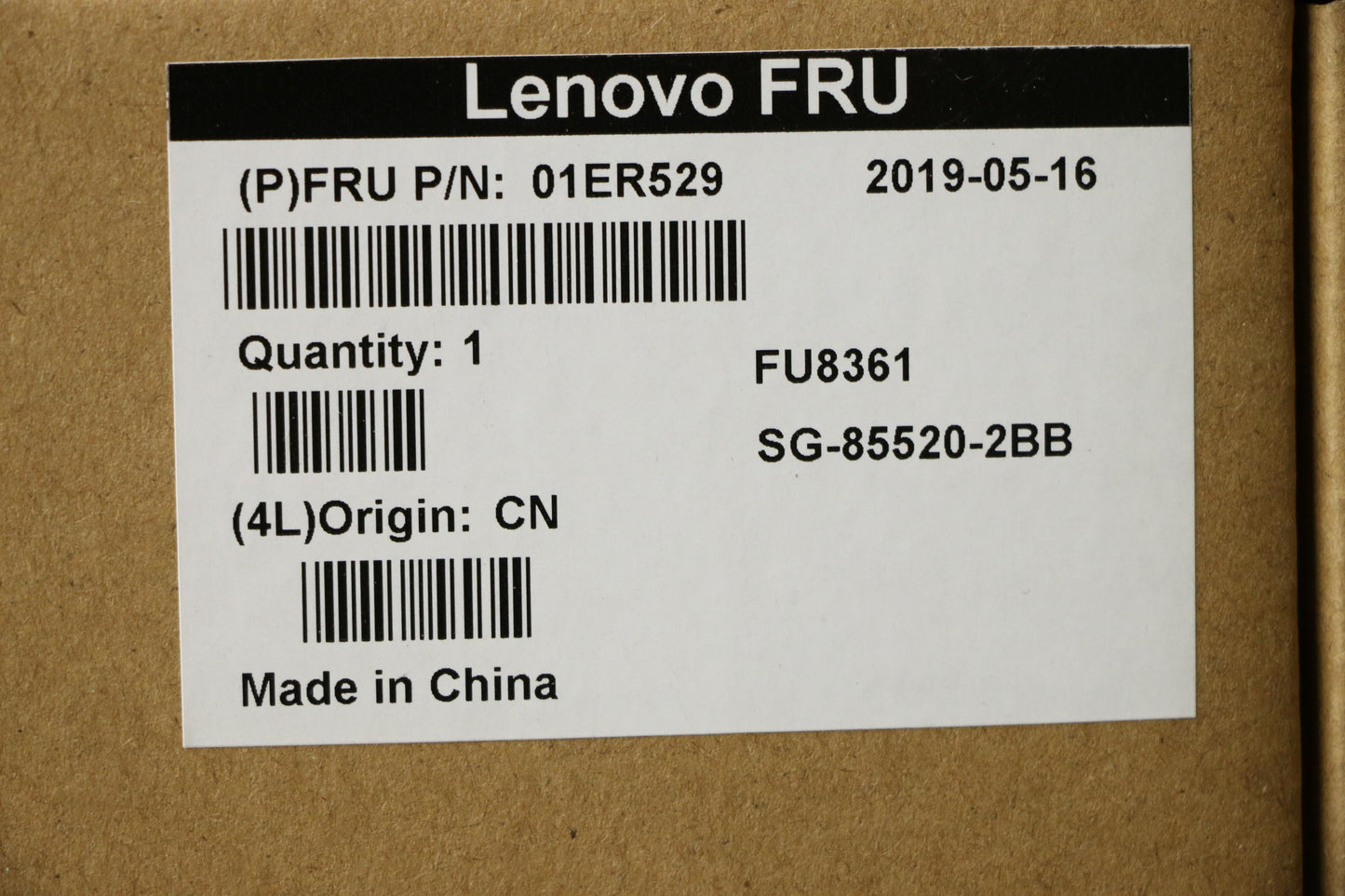 Lenovo Kb Sg-85520-2Ba Uk Lts-1 Nbl 1 - 01ER529