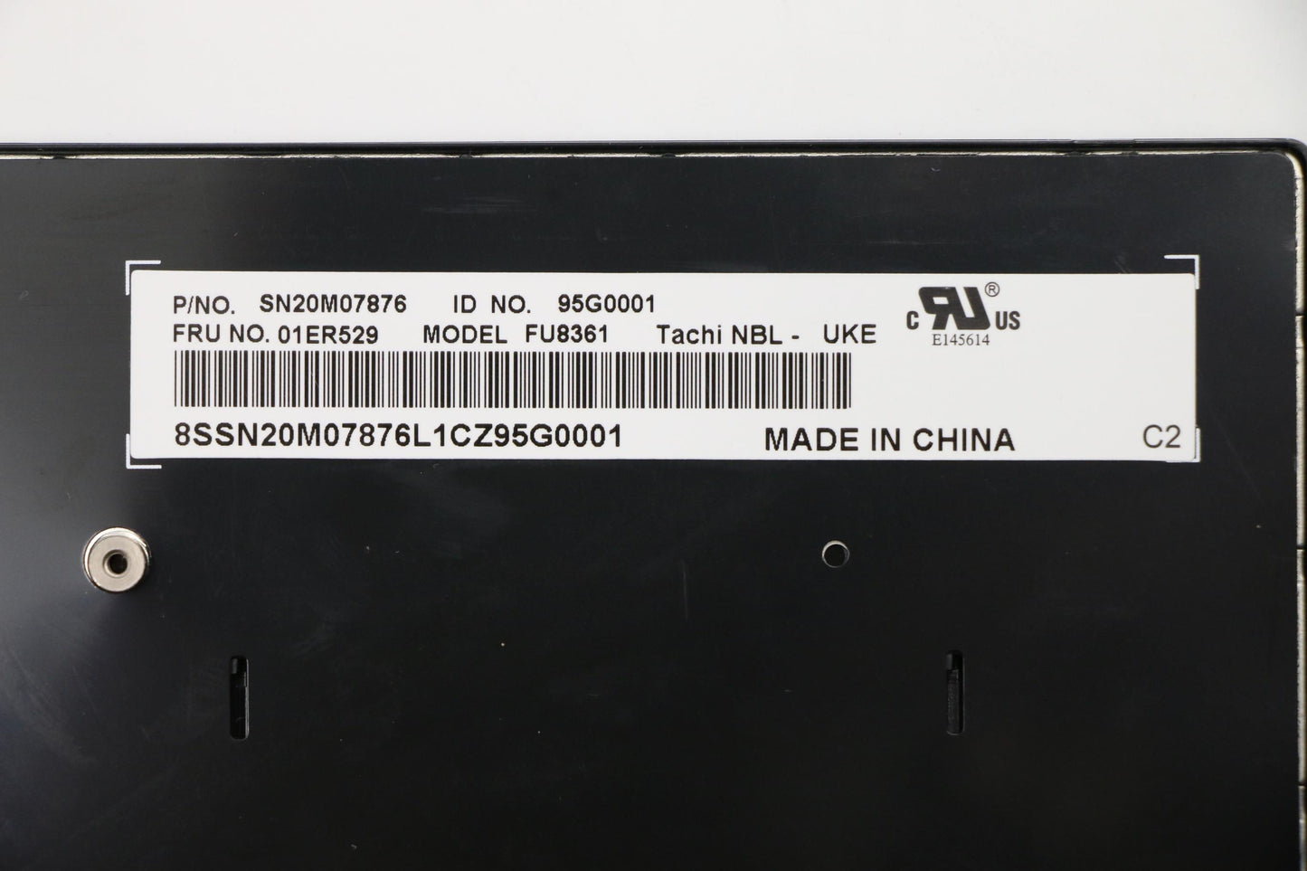 Lenovo Kb Sg-85520-2Ba Uk Lts-1 Nbl 1 - 01ER529
