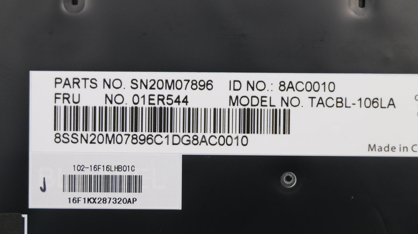 Lenovo Kb Lim16F16Laj442 Las Lts-1 Bl - 01ER544