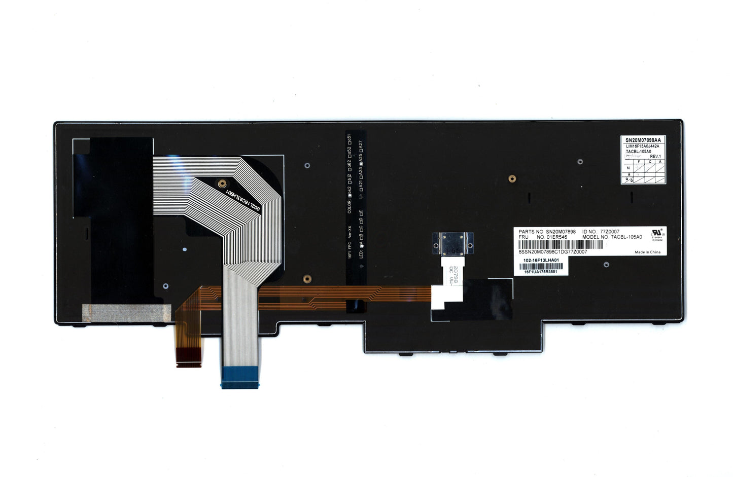 Lenovo Kb Lim16F13A0J442 Ara Lts-1 Bl - 01ER546