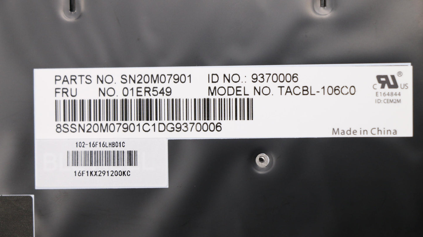 Lenovo Tachi Bl Kbd,Cz,Chy - 01ER549