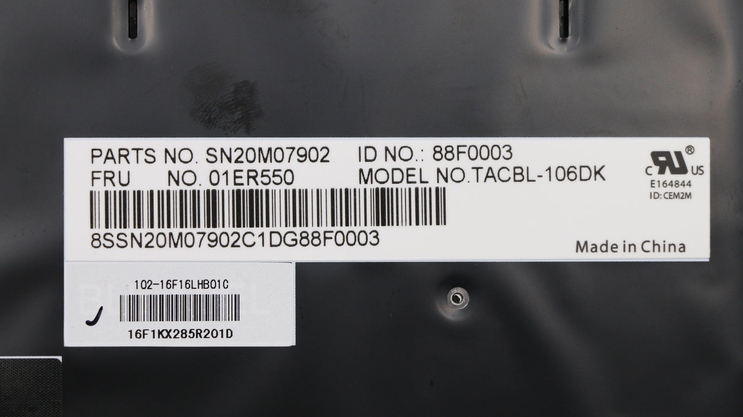 Lenovo Kb Lim16F16Dkj442 Dk Lts-1 Bl - 01ER550