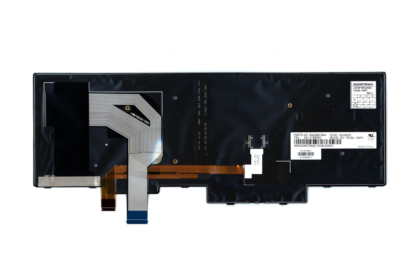 Lenovo Kb Lim16F16F0J442 Fr Lts-1 Bl - 01ER552