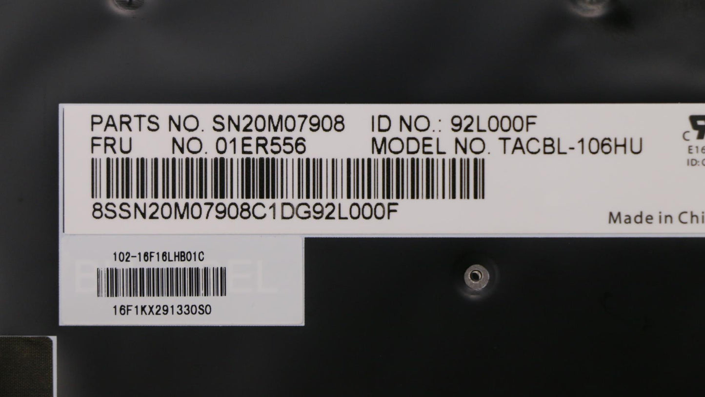 Lenovo Kb Lim16F16Huj442 Hu Lts-1 Bl - 01ER556