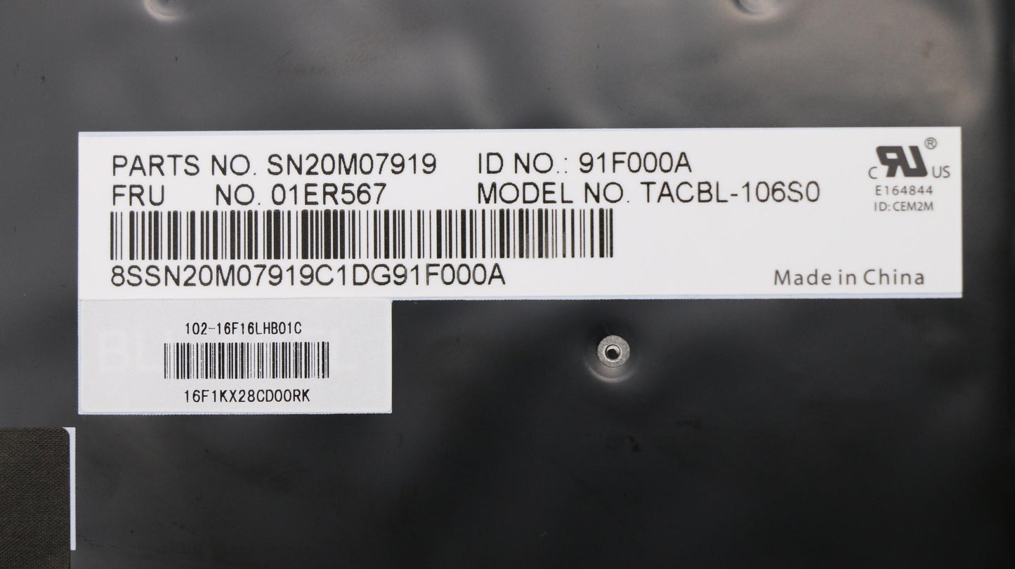 Lenovo Kb Lim16F16S0J442 Se Lts-1 Bl - 01ER567