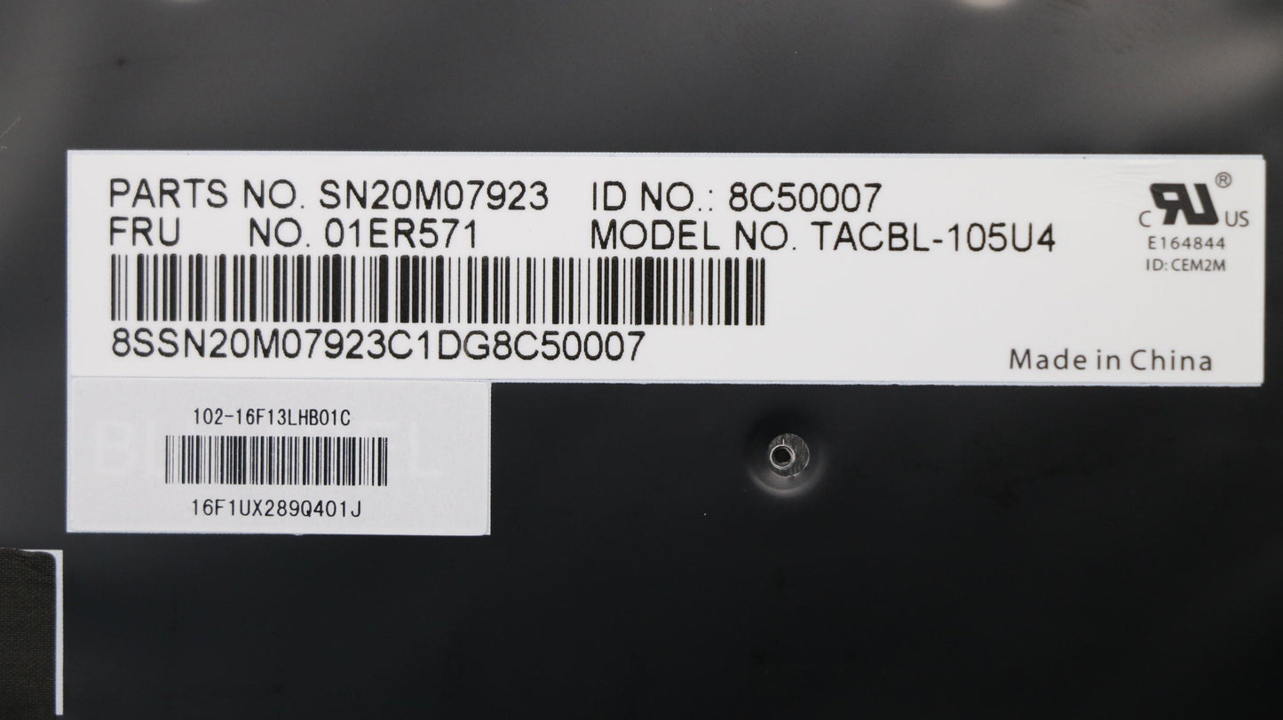 Lenovo Kb Lim16F13U4J442 Usi Lts-1 Bl - 01ER571