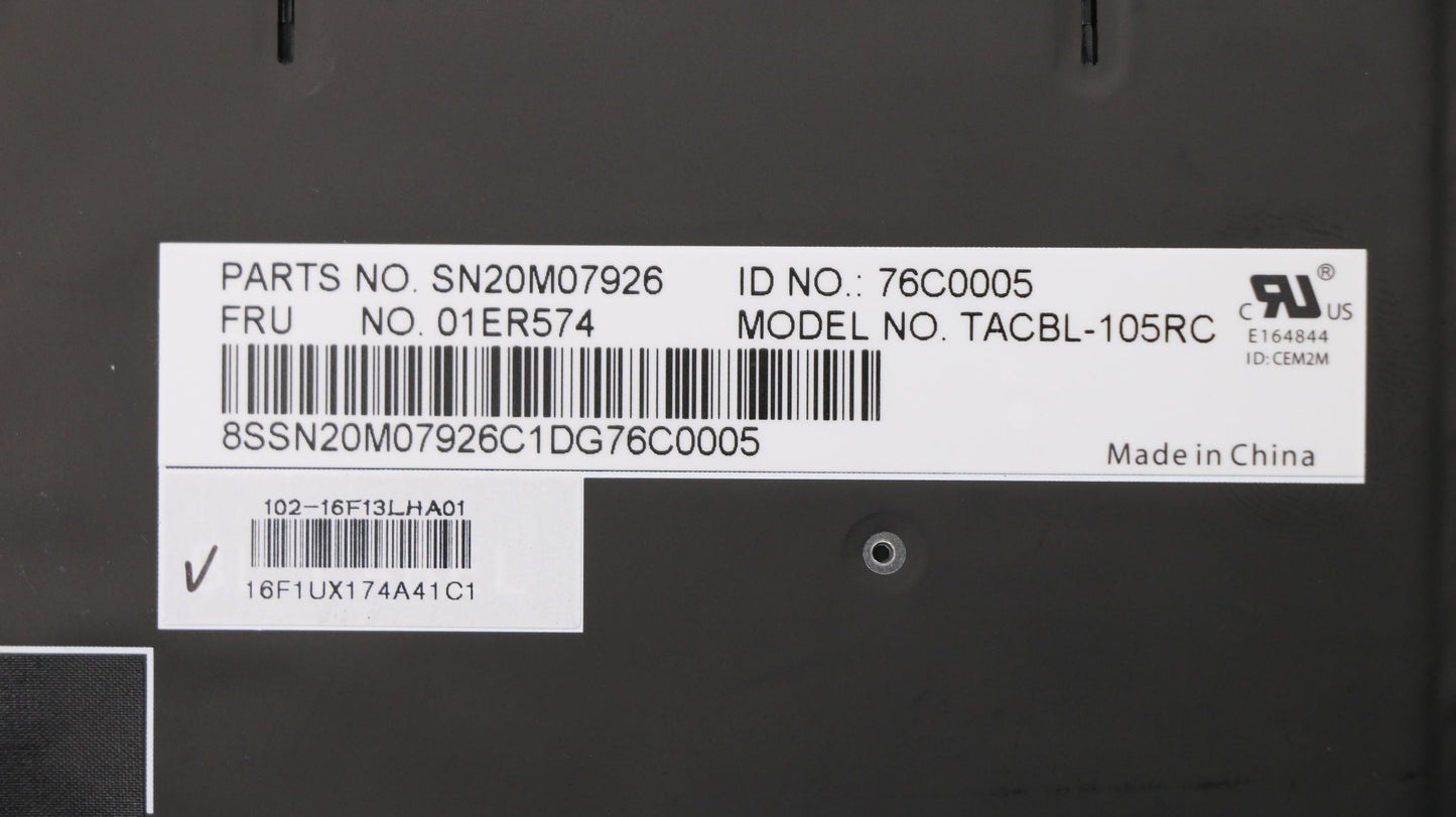 Lenovo Kb Lim16F13Rcj442 Tw Lts-1 Bl - 01ER574