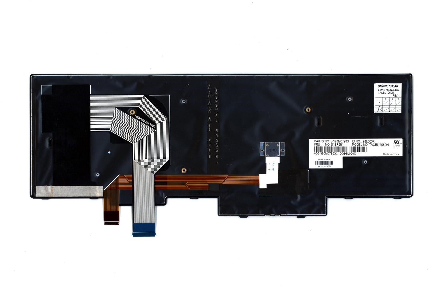 Lenovo Tachi Bl Kbd,Nrd,Chy - 01ER581