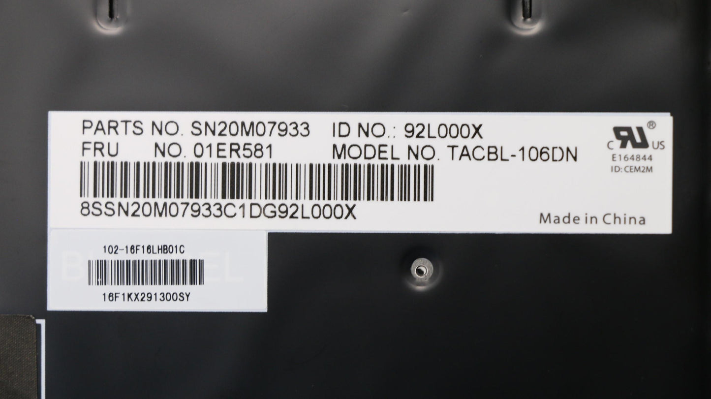 Lenovo Tachi Bl Kbd,Nrd,Chy - 01ER581