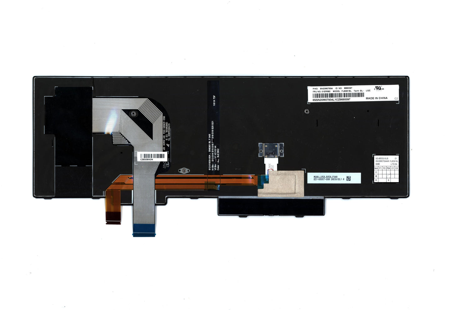 Lenovo Kb Sg-85530-Xua Us Lts-1 Bl 10 - 01ER582